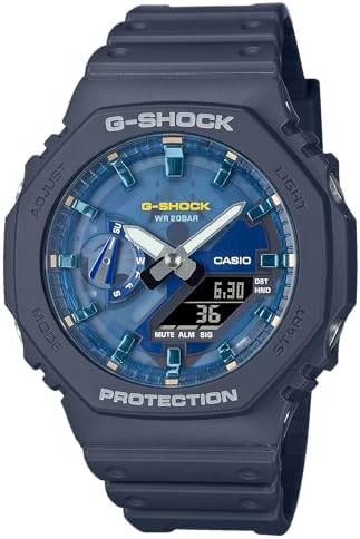 Amazon.com: Casio G-Shock Black Resin Red Analog-Digital Octagonal